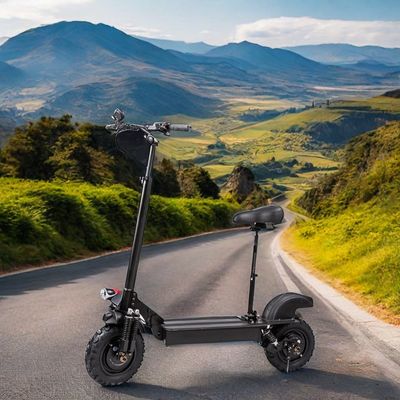 11インチ前後管なし オフロードユニセックス電動スクーター 800W 1000W*2 60V18ah