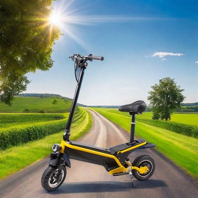 350W/500W バッテリー取り外す式電動スクーター 折りたたむデザインと最大走行距離35km/45km