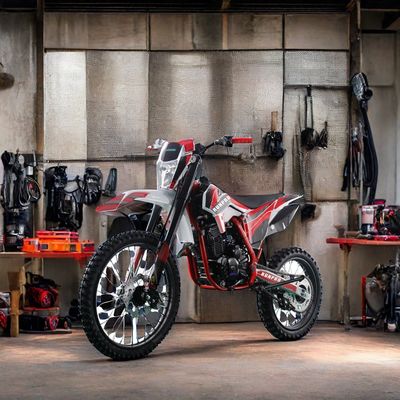 250ccオフロード 4ストロークガソリンモトクロス 電気スタートとディスクブレーキ付き
