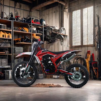 250ccオフロード 4ストロークガソリンモトクロス 電気スタートとディスクブレーキ付き