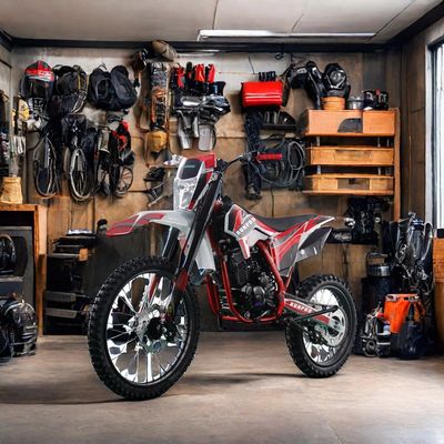 250ccオフロード 4ストロークガソリンモトクロス 電気スタートとディスクブレーキ付き