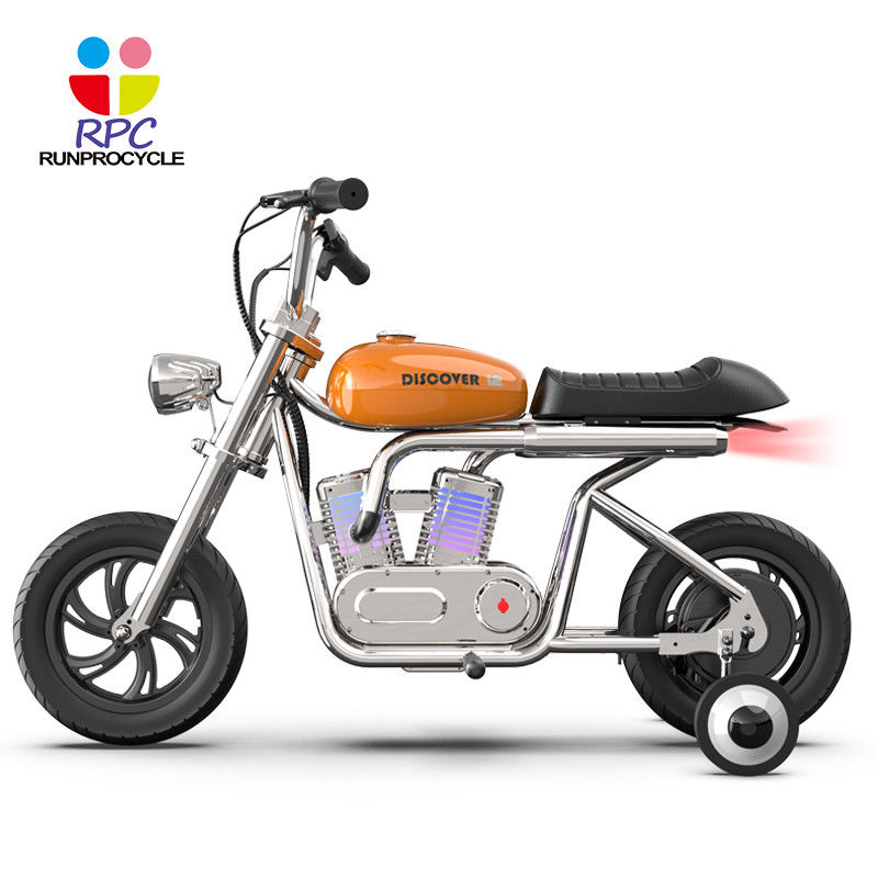 電気オフロード ミニバイク 子供用 113.9*53.5*72.3cm 車両サイズ ブラシモーター