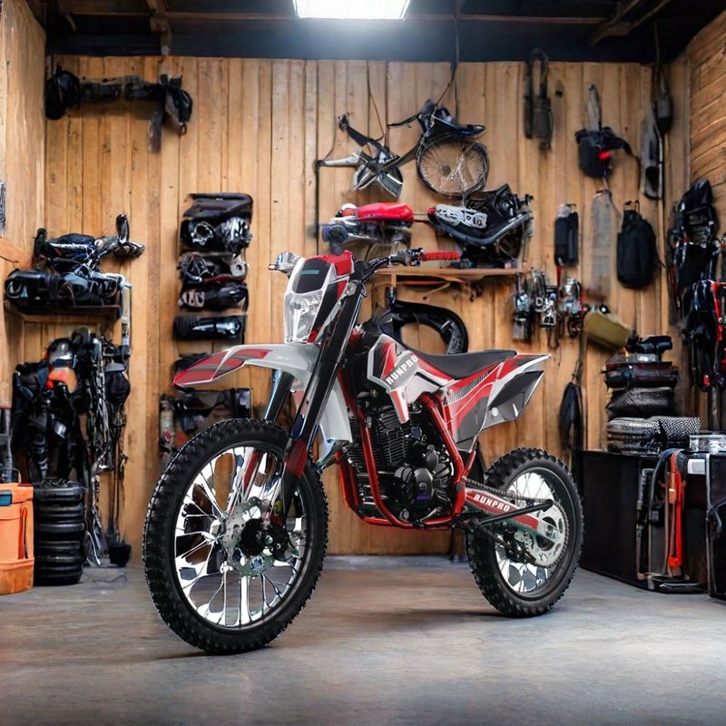 250ccオフロード 4ストロークガソリンモトクロス 電気スタートとディスクブレーキ付き