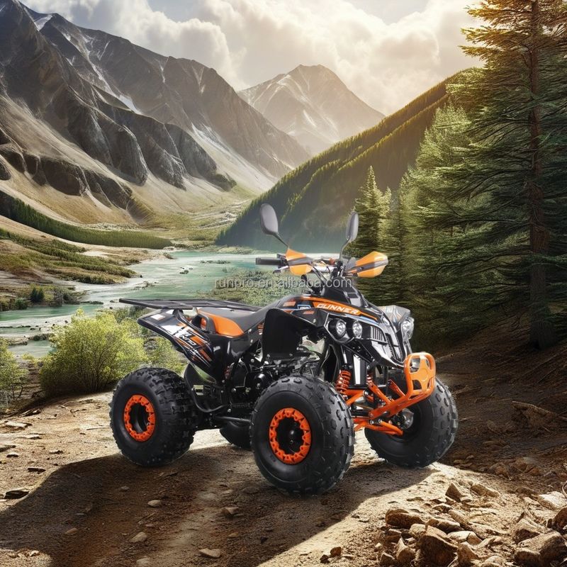 2024 直行 125CC 2WD ATV 自動トランスミッション シャフトドライブ 4 ストック クアッドバイク 燃料ガス