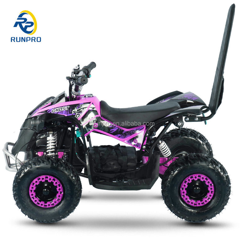 フロントドラム 後部ディスクブレーキシステム 電気キッズATVクワッドバイク ブラシレスシャフトモーター